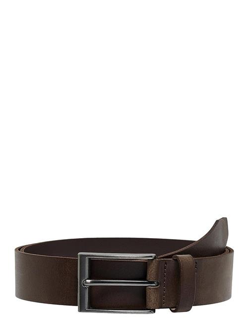 Se ONLY & SONS Onsbrad Medium Leather Belt Noos ONLY & SONS Brown ved Booztlet