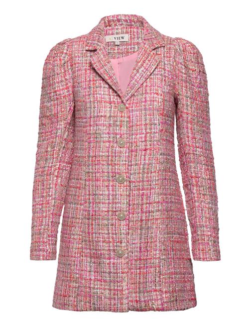 Se A-View Carly Bouchle Blazer A-View Pink ved Booztlet