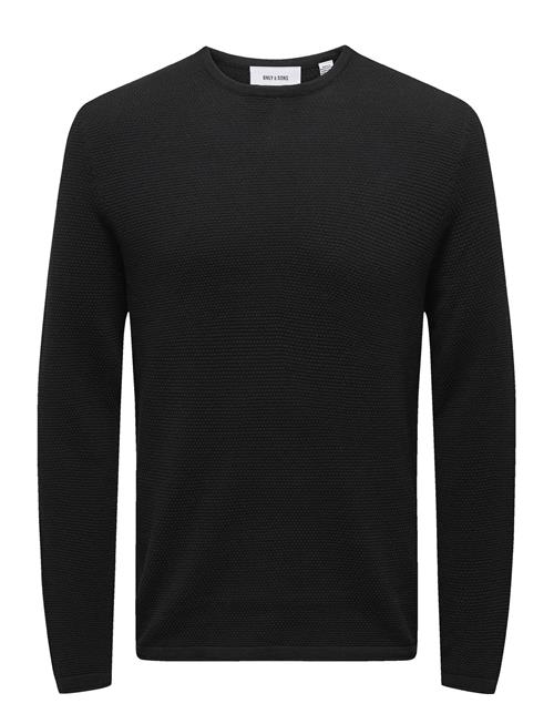 ONLY & SONS Onspanter Reg 12 Struc Crew Knit Noos ONLY & SONS Black