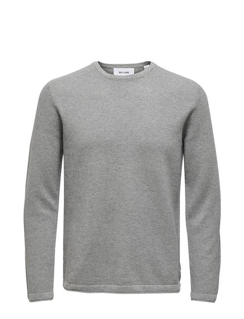 ONLY & SONS Onspanter Reg 12 Struc Crew Knit Noos ONLY & SONS Grey