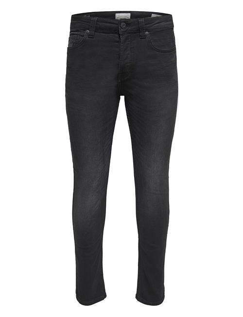 Se ONLY & SONS Onsloom Slim Black Jog 7451 Pim Dnm Noos ONLY & SONS Black ved Booztlet