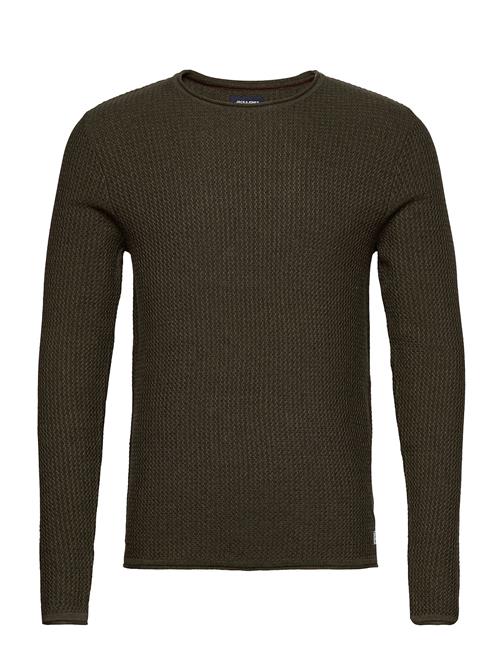 Se Jack & Jones Jprblucarlos Knit Crew Neck Noos Jack & J S Green ved Booztlet