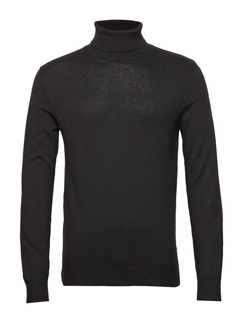 Se Jack & Jones Jjeemil Knit Roll Neck Noos Jack & J S Black ved Booztlet