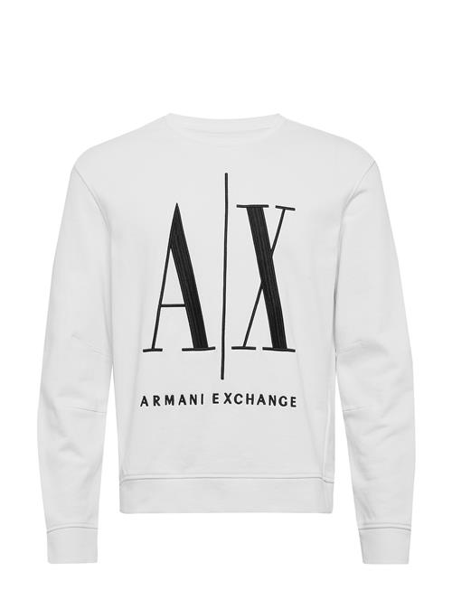 Se Armani Exchange Ax Man Sweatshirt Armani Exchange White ved Booztlet