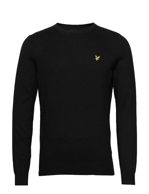 Cotton Merino Crew Jumper Lyle & Scott Black