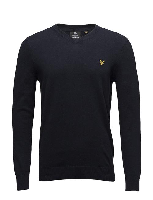 Cotton Merino V Neck Jumper Lyle & Scott Navy