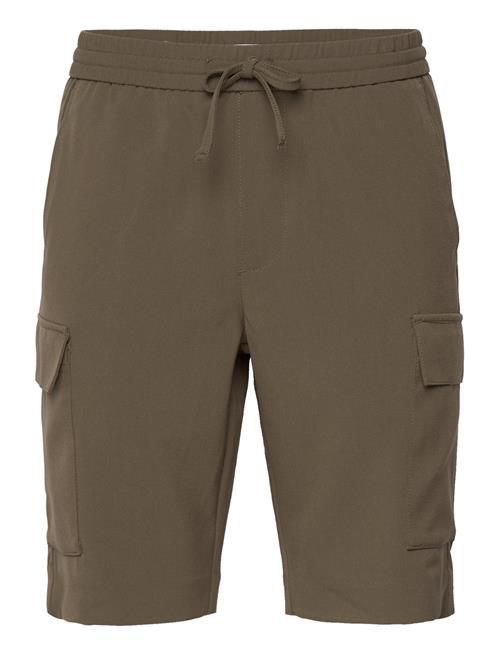 Lindbergh Relaxed Suit Cargo Shorts Lindbergh Khaki