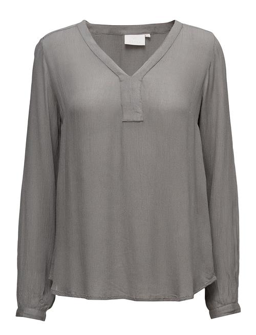 Amber Blouse Ls Kaffe Grey