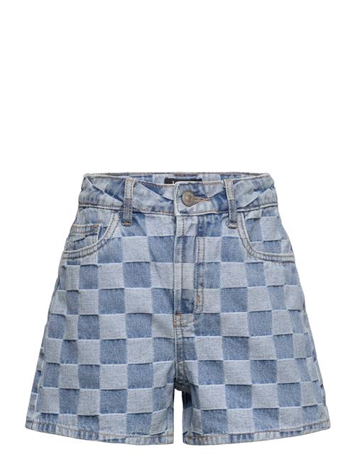 LMTD Nlfcheckizza Dnm Hw Mom Shorts LMTD Blue