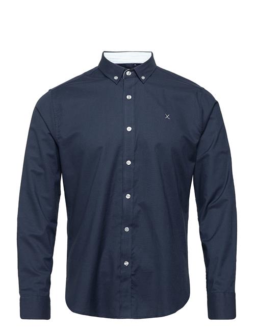 Clean Cut Copenhagen Oxford Stretch Plain L/S Clean Cut Copenhagen Navy