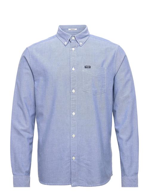 Wrangler Button Down Shirt Wrangler Blue