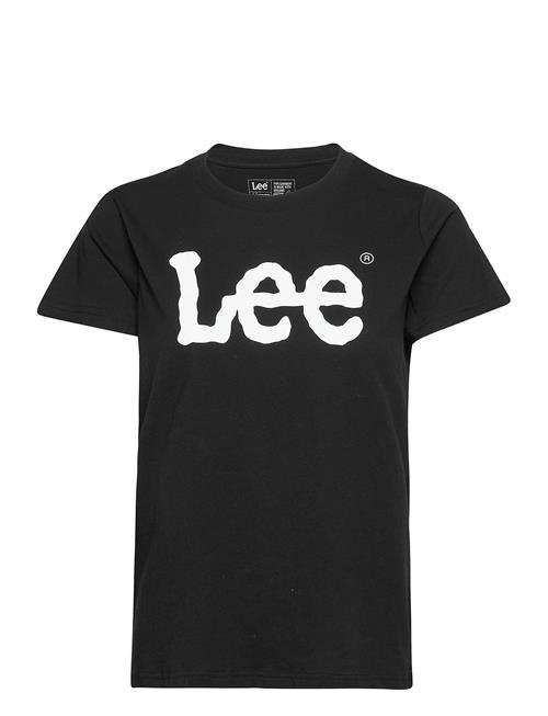 Se Lee Jeans Logo Tee Lee Jeans Black ved Booztlet