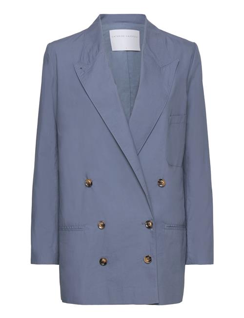 Se Cathrine Hammel Poplin Suit Blazer Cathrine Hammel Blue ved Booztlet