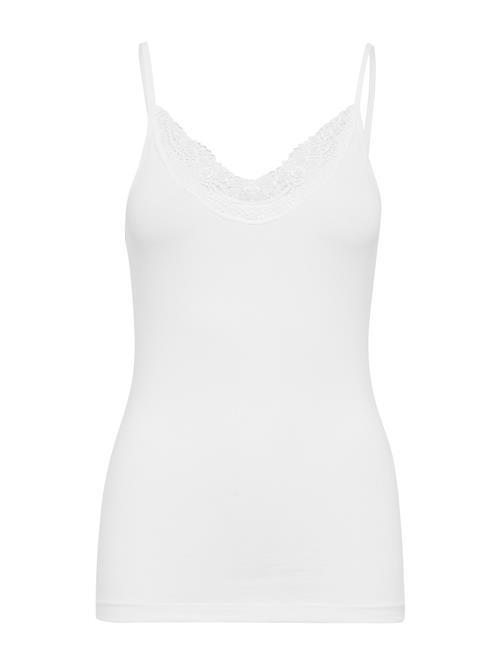 Se Vero Moda Vminge Lace Singlet Jrs Noos Vero Moda White ved Booztlet