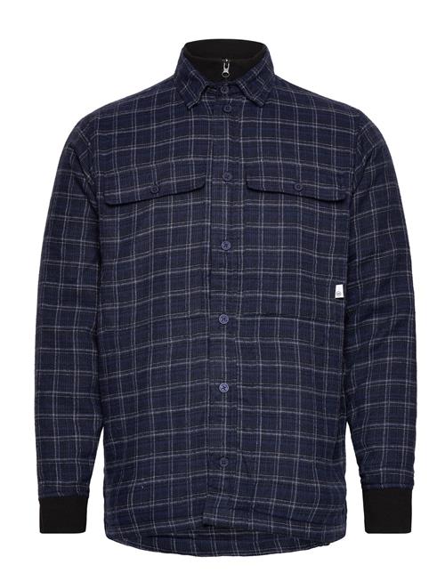 Kronstadt Ramon Flannel Check 07 Quilted Overshirt Kronstadt Navy