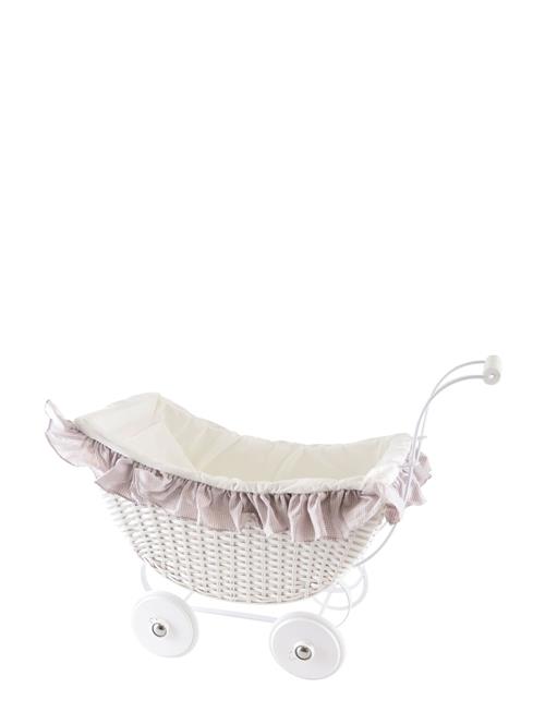 Magni Toys Wicker Pram Magni Toys White