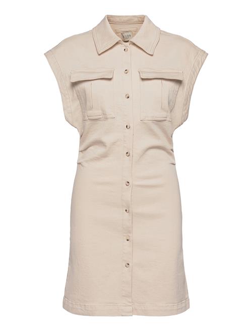 Addison Denim Dress NORR Cream