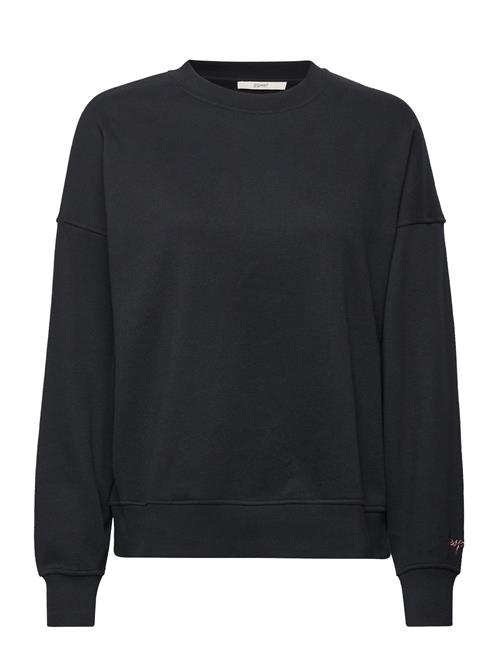 Se Esprit Casual Relaxed Fit Sweatshirt Esprit Casual Black ved Booztlet