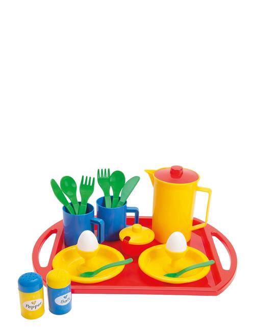 Se Dantoy Breakfast Set On Tray In Net 23 Pcs Dantoy Patterned ved Booztlet