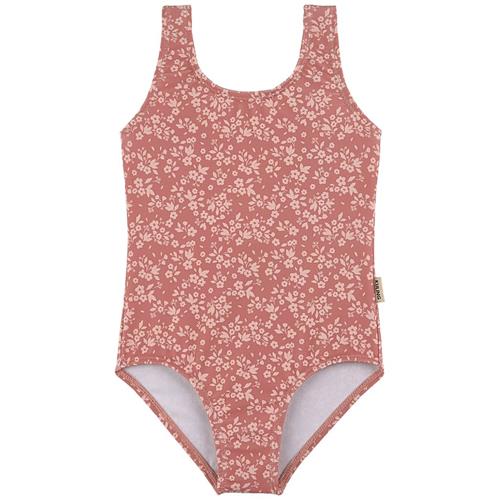 Kuling Milos Blomstret Badedragt Desert Pink | Lyserød | 86/92 cm