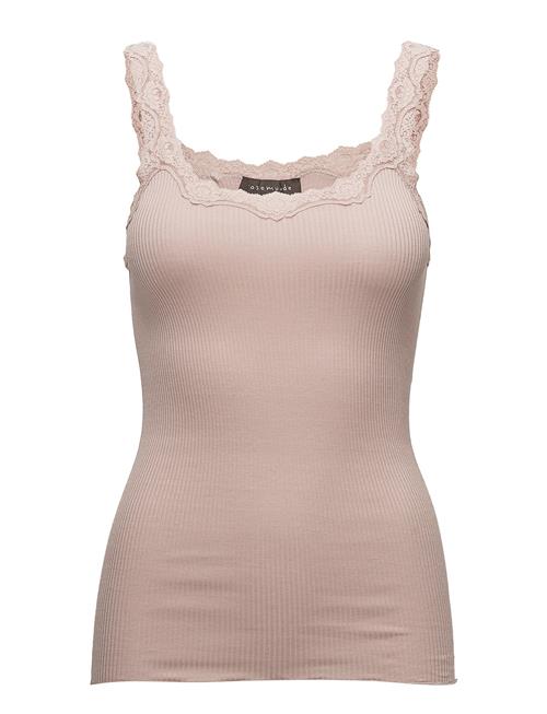 Rwbabette Silk Sl Deep Back Lace To Rosemunde Pink