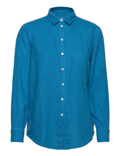 MOS MOSH Karli Linen Shirt MOS MOSH Blue