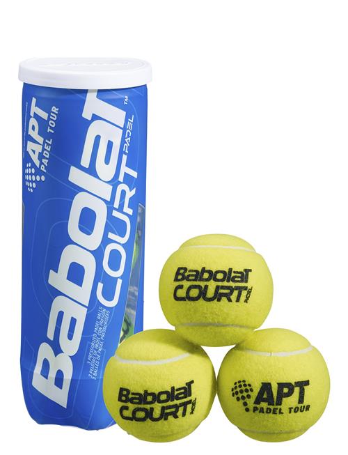 Se Babolat Court Padel X3 Balls Babolat Yellow ved Booztlet