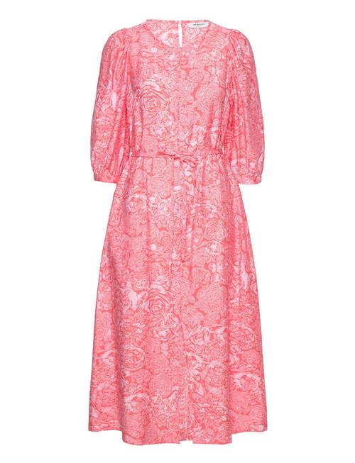 MSCH Copenhagen Mschdivina Ladonna 3/4 Dress Aop MSCH Copenhagen Pink