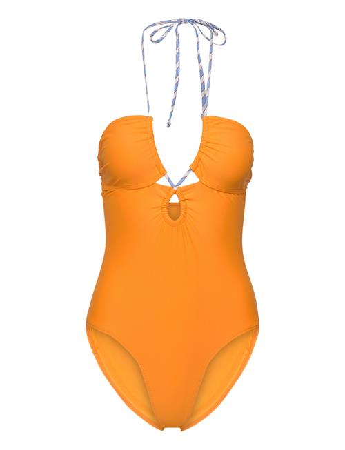 Becksöndergaard Solid Billa Swimsuit Becksöndergaard Orange