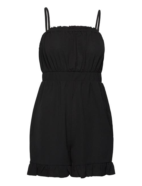 Se ONLY Onlnova Lux Strap Meg Playsuit Solid Ptm ONLY Black ved Booztlet