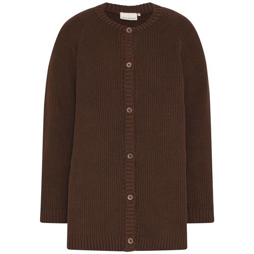 Se EnFant Strikket Cardigan Chestnut | Brun | 116 cm ved Babyshop