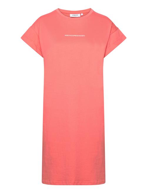 MSCH Copenhagen Mschalvidera Organic Small Logo Dress MSCH Copenhagen Coral