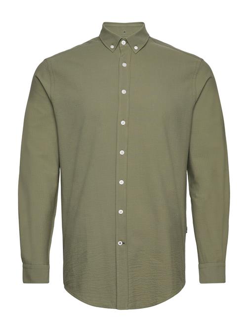 Kronstadt Johan Seersucker Shirt Kronstadt Khaki