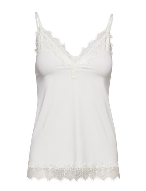 Se Rosemunde Rwbillie Lace Strap Top Rosemunde White ved Booztlet