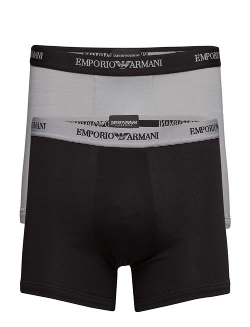 Emporio Armani Mens Knit 2Pack Boxer Emporio Armani Black