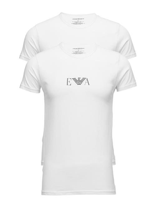 Emporio Armani Mens Knit 2Pack T-Sh Emporio Armani White