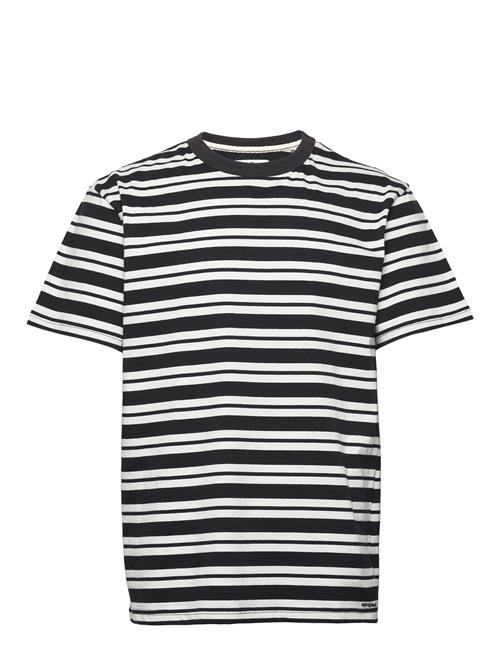 Akkikki Noos Stripe Tee Anerkjendt Black