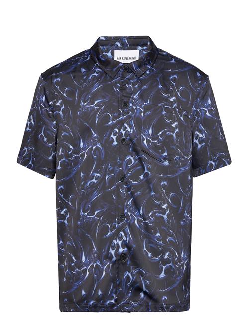 Chrome Tribal Printed Summer Shirt HAN Kjøbenhavn Navy