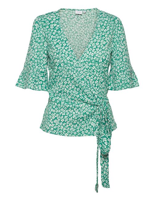 Vila Vicaia S/S Wrap Top Vila Green