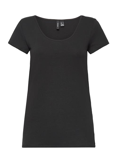 Vero Moda Vmmaxi My Soft Ss U-Neck Noos Vero Moda Black