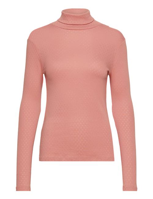 Se Basic Apparel Arense Roll Neck Gots Basic Apparel Pink ved Booztlet