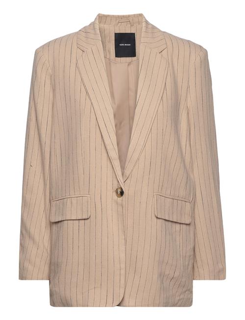 Vero Moda Vmvera Ls Linen Blazer Vero Moda Brown