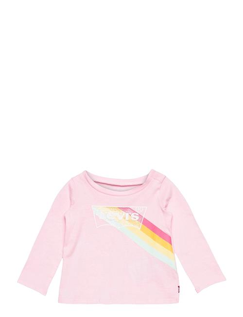 Se Levi's Lvg Ls Graphic Tee Levi's Pink ved Booztlet