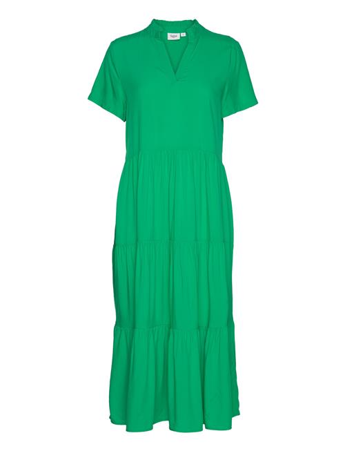 Edasz Ss Maxi Dress Saint Tropez Green