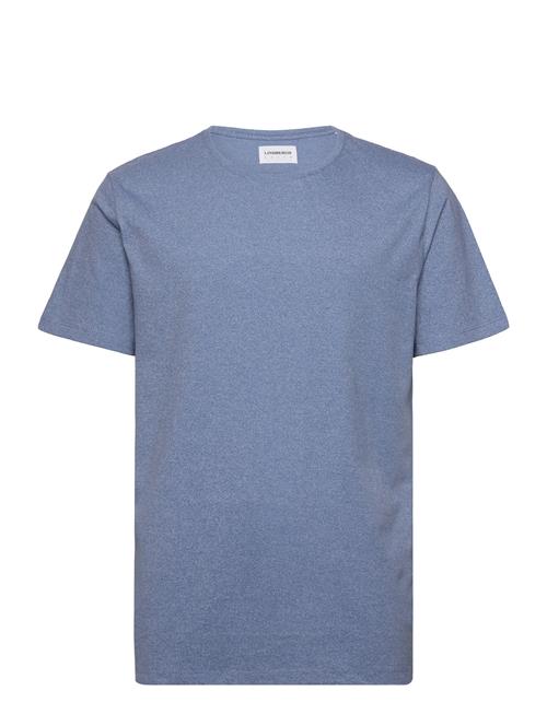 Lindbergh Mouliné O-Neck Tee S/S Lindbergh Blue