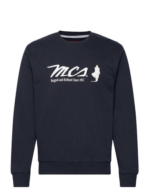 Se MCS Mcs O-Neck Sweat Temple Men MCS Navy ved Booztlet