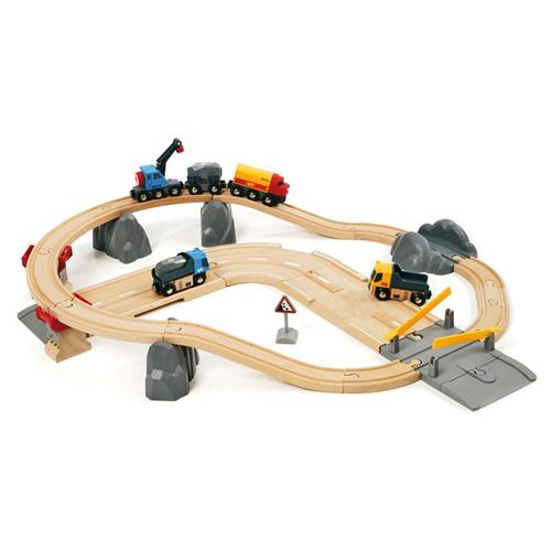 BRIO BRIO® World - 33210 Rail & Road Togsæt | Hvid | 3-6