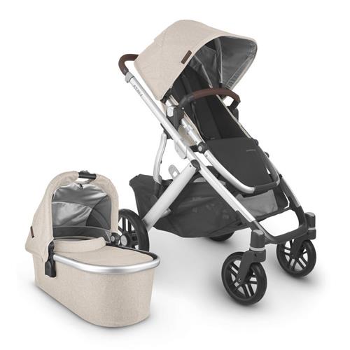 Se UPPAbaby VISTA V2 Klapvogn Declan | Beige | 0-3 ved Babyshop