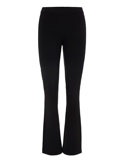 Se Vero Moda Vmkamma Mw Flared Jersey Pant Noos Vero Moda Black ved Booztlet