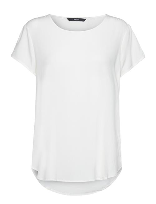 Vero Moda Vmbecca Plain Ss Top Wvn Noos Vero Moda White